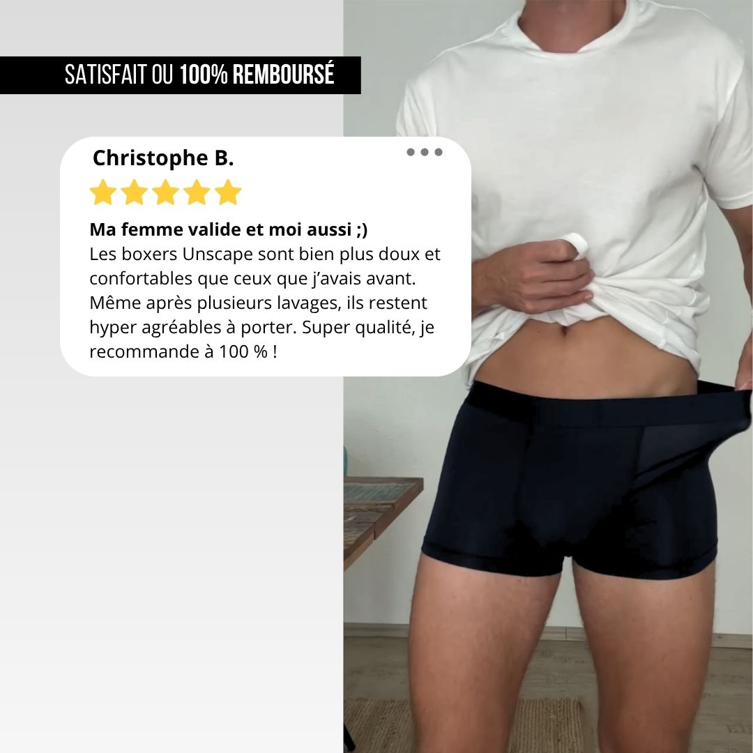 BOXER EN FIBRE DE BAMBOU | UNSCAPE